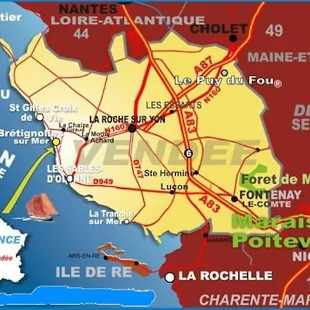 Appartement Location Ferme Marine Type 3 Sur Mer Bretignolles-sur-Mer